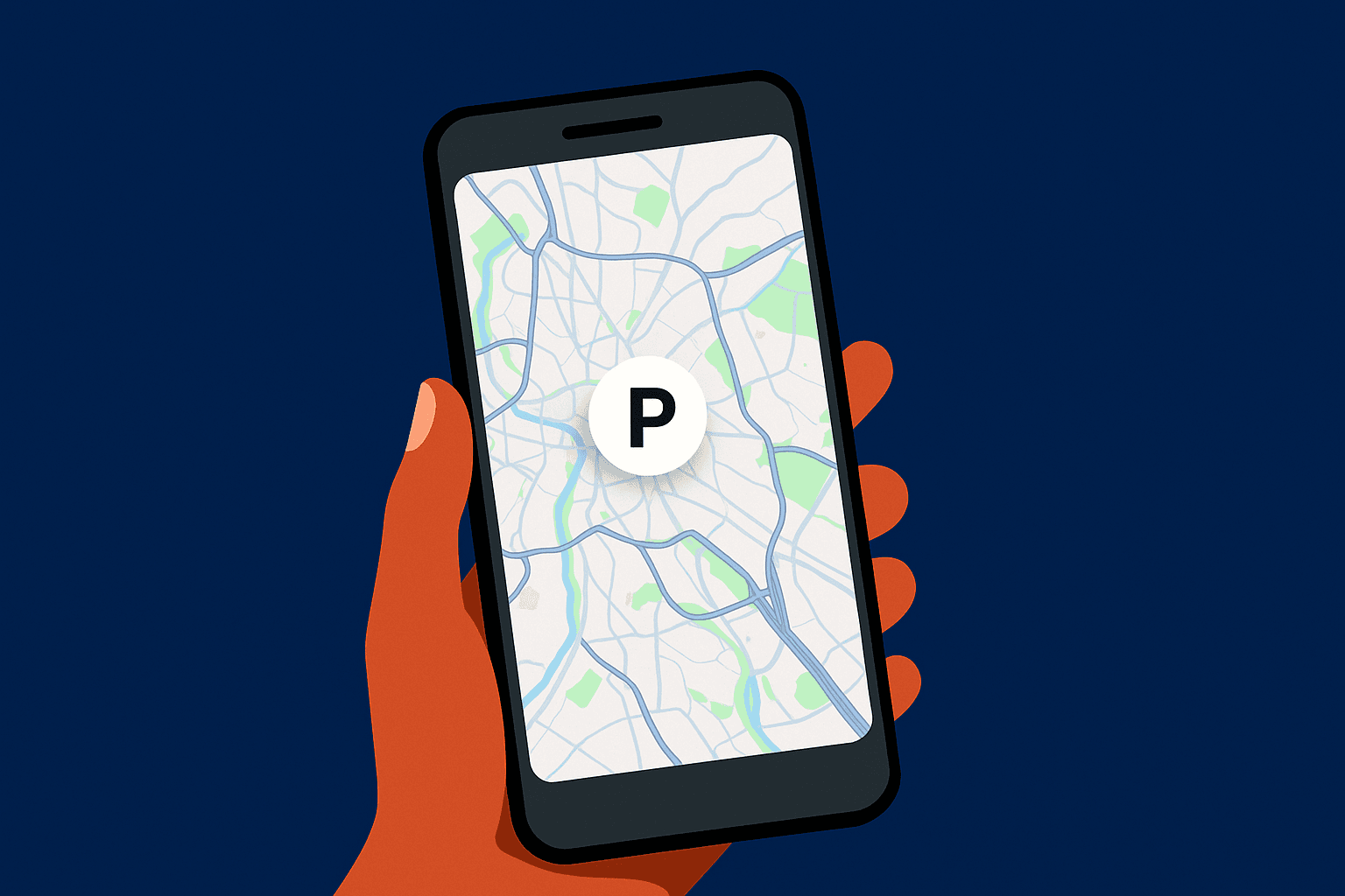 Illustration succès de réservation sur mobile